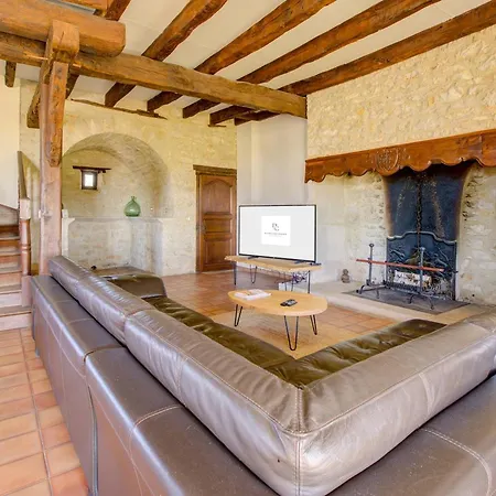 Avec Piscine Et Parking - 12 Pers. - Fr-1-828-20 Villa Gramat